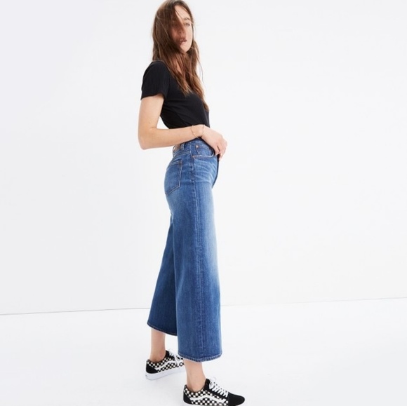 Madewell Denim - Madewell Wide Leg Crop Bainbridge High Rise G7204